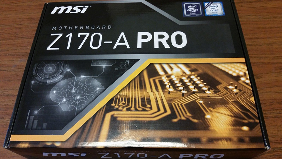 MSI Z170A PRO, LGA 1151 4 DDR4 M.2 SATA3 HDMI USB 3.1 ATX tested
